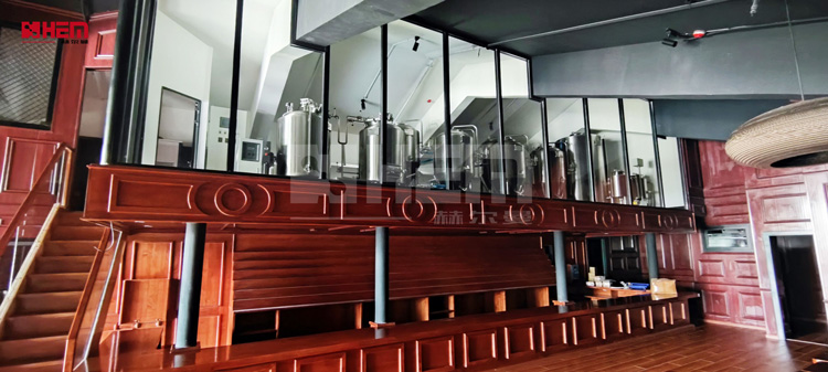 云南香格里拉500L精釀啤酒店項目安裝調試完成